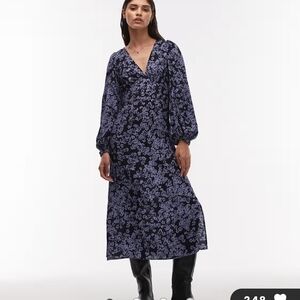 Floral V-Neck Maxi Dress